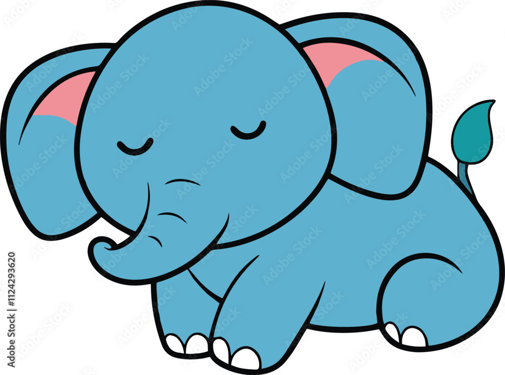 elephant icon illustration African elephant set. Different poses animal design. Vector illustration isolated on white background elephant icon illustration African elephant set. Different poses animal design. Vector illustration isolated on white background