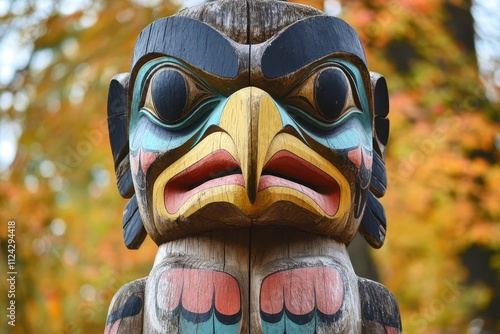 Totem pole Vancouver s Stanley Park a symbol of Canadian heritage photo