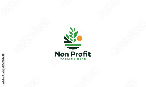 Innovative Charity Logo Vector Design, Nonprofit Logo Collection for Community Care