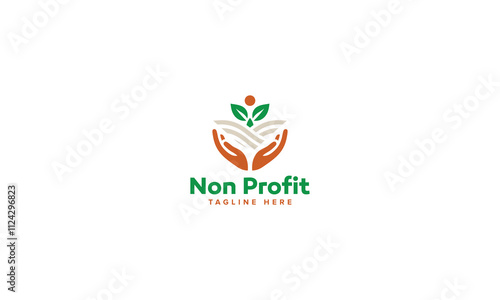 Innovative Charity Logo Vector Design, Nonprofit Logo Collection for Community Care