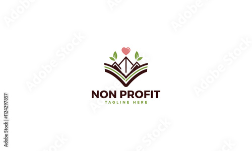 Innovative Charity Logo Vector Design, Nonprofit Logo Collection for Community Care