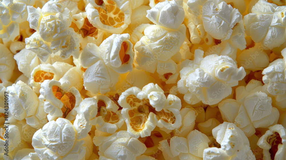 Freshly Popped Corn Kernels on White Background Perfect for Movie Nights, Snacks, or Treats in a Fun and Playful Setting Ideal for Food Lovers Freshly Popped Corn Kernels on White Background Perfect for Movie Nights, Snacks, or Treats in a Fun and Playful Setting Ideal for Food Lovers
