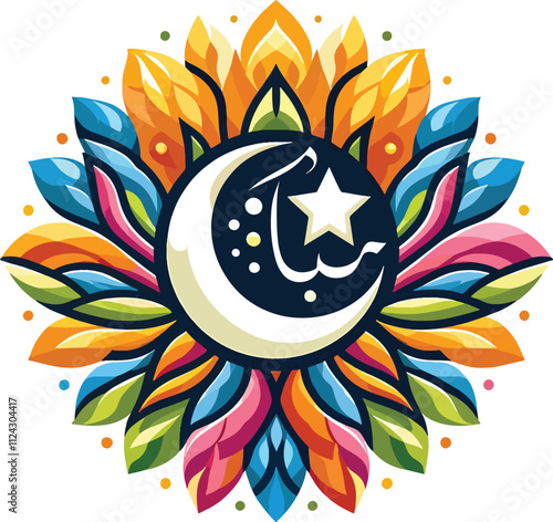 islamic icon logo design illustration photo