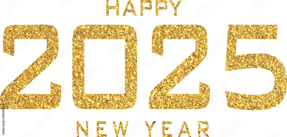 Golden glitter new year 2025, gold glittering year 2025 Golden glitter new year 2025, gold glittering year 2025