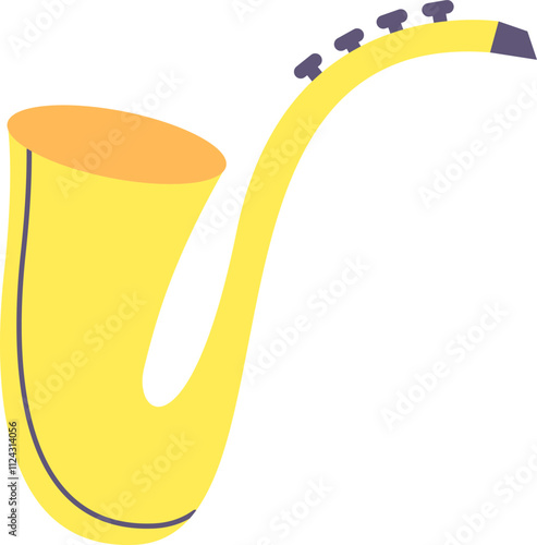 Saxophone Music Instrument Concept