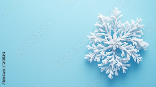 Close up picture of snow flakes