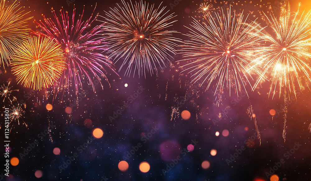 fireworks in the sky. fireworks in the night sky fireworks in the sky. fireworks in the night sky