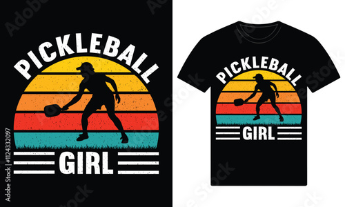 Pickleball custom t shirt design