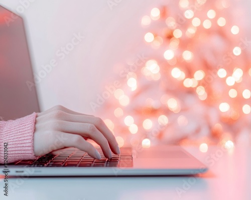 Futuristic Computing with Festive Glow Modern Memory Technologies for Christmas, Hanukkah, and New Years Inspirations photo