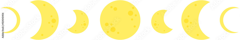 Fotografia Crescent Boho Moon illustration