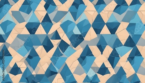 Clear Plain Shiny Warm Soft Vintage Bokeh Cloudy Wave Like Geometric Blue Background or Texture