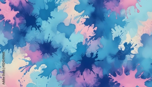 Clear Plain Shiny Warm Soft Vintage Bokeh Cloudy Wave Like Geometric Blue Background or Texture