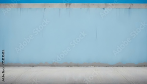 Clear Plain Shiny Warm Soft Vintage Bokeh Cloudy Wave Like Geometric Blue Background or Texture