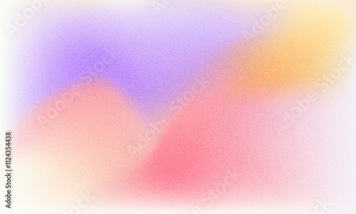 Colorful Abstract Gradient in Purple Pink Orange and Warm Tones on Grainy Texture