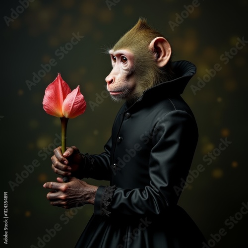 Anthropomorphic female maca...