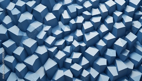 Clear Plain Shiny Warm Soft Vintage Bokeh Cloudy Wave Like Geometric Blue Background or Texture