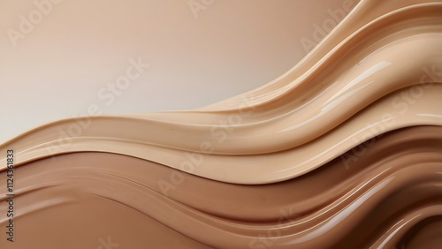 2025 Lucky Color Mocha Mousse Gradient Background