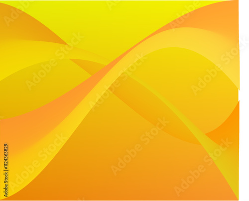 abstract orange and yellow background with orange and yellow waves