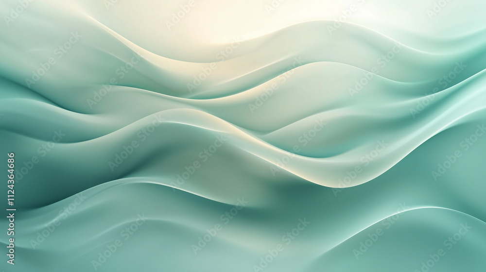 A modern, glowing network of nodes and pathways over an abstract wave pattern in calming blues and greens, symbolizing seamless business processes, with open copy space in the lowe A modern, glowing network of nodes and pathways over an abstract wave pattern in calming blues and greens, symbolizing seamless business processes, with open copy space in the lowe