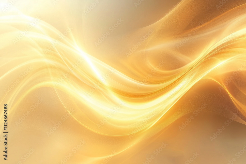 Obraz premium abstract glowing orange waves background