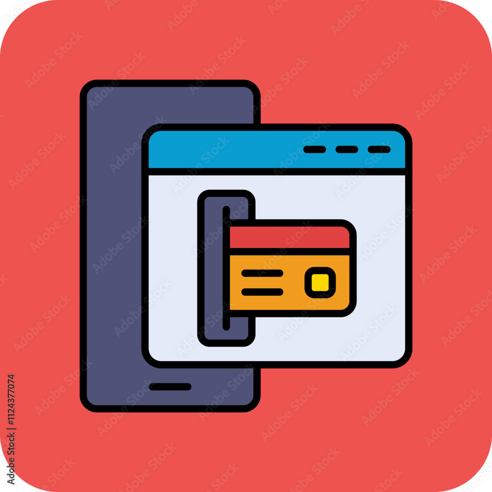 Smartphone Payment Icon Smartphone Payment Icon