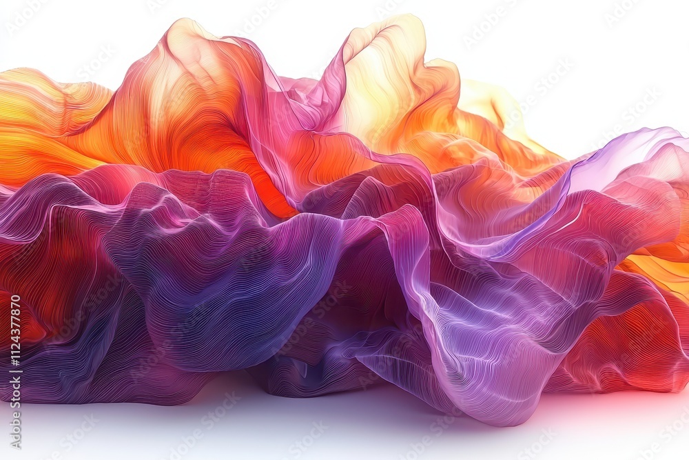 Vibrant Flames Dance Across Abstract Canvas on White Background Vibrant Flames Dance Across Abstract Canvas on White Background