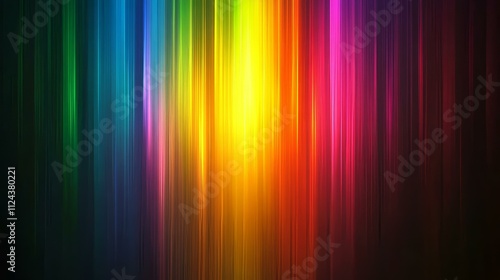 Wallpaper Mural Rainbow spectrum light burst from center o Torontodigital.ca