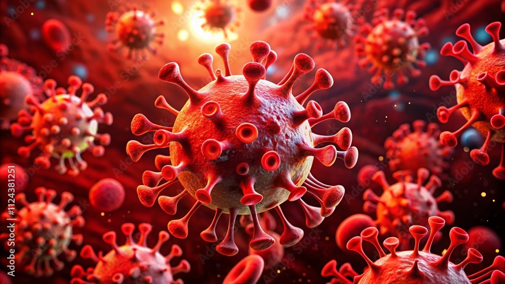 Red Blood Virus Macro - Cardiovascular Pandemic Research Red Blood Virus Macro - Cardiovascular Pandemic Research