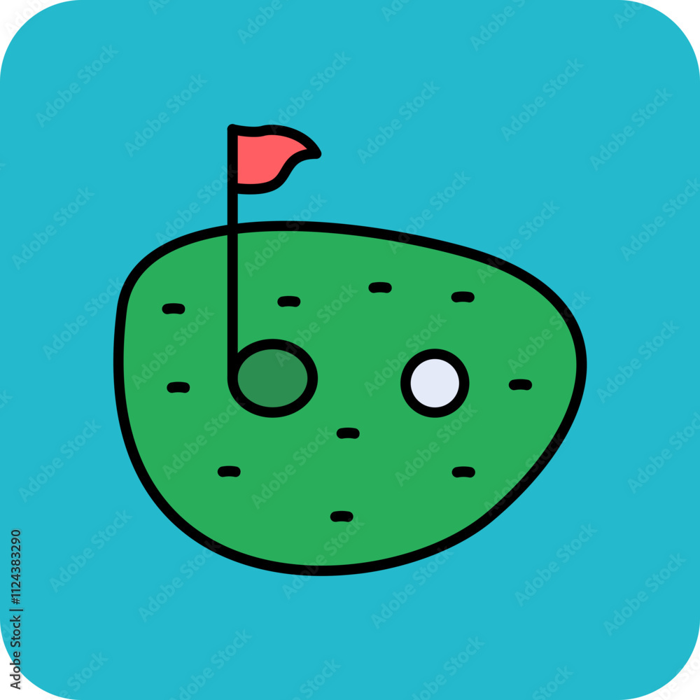 Golf Ground Icon