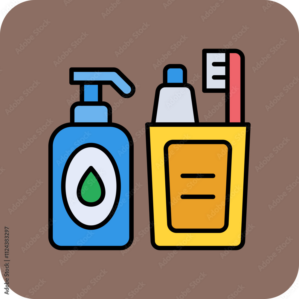 Obraz premium Toiletries Icon