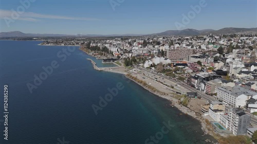 Wallpaper Mural Aerial view of the tourist city of San Carlos de Bariloche. Río Negro, Argentina. Patagonia. Torontodigital.ca