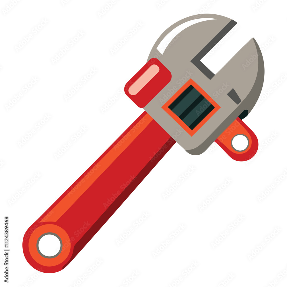 Obraz premium wrench isolated on white background