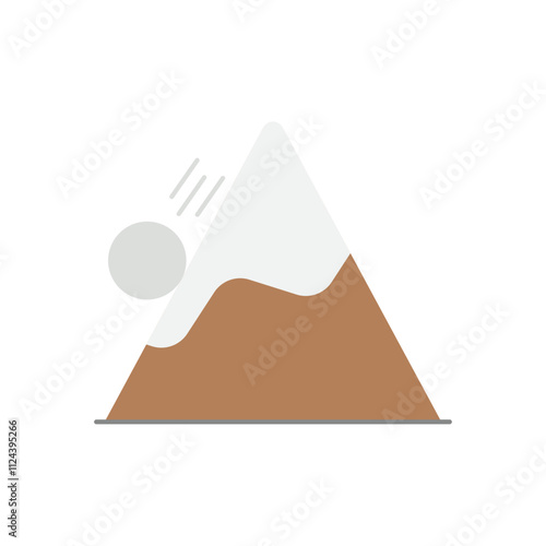 Avalanche vector icon