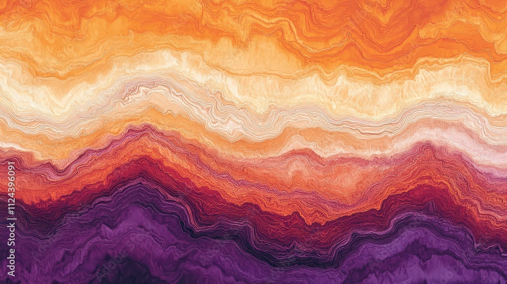 Vibrant Abstract Swirls in Orange, White, and Purple Color Palette Vibrant Abstract Swirls in Orange, White, and Purple Color Palette