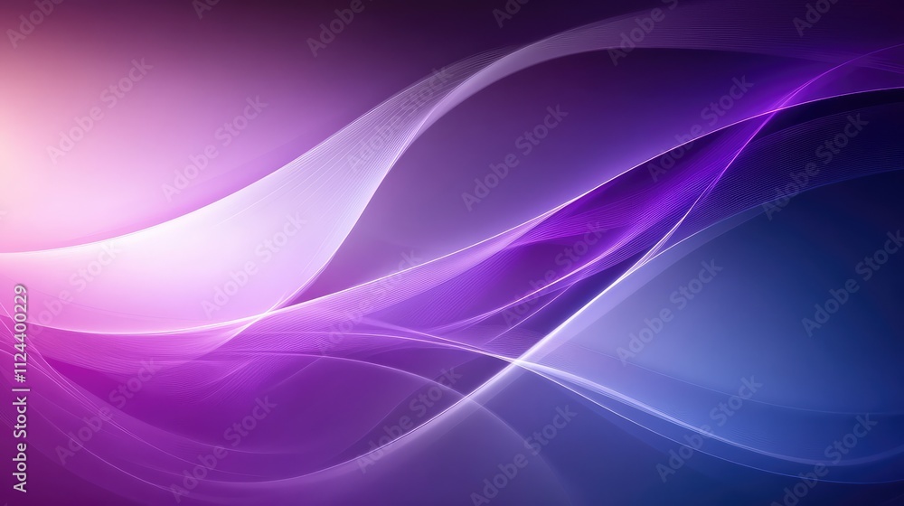 Abstract Wave Patterns in Shades of Purple and Blue for Backgrounds Abstract Wave Patterns in Shades of Purple and Blue for Backgrounds