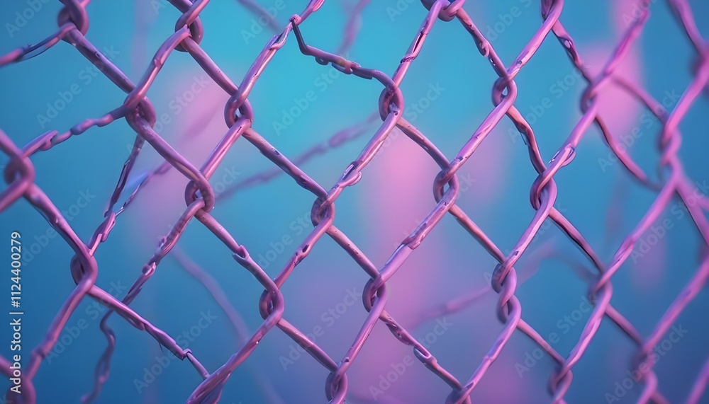 Fototapeta premium Clear Plain Shiny Warm Soft Vintage Bokeh Cloudy Wave Like Geometric Blue Background or Texture