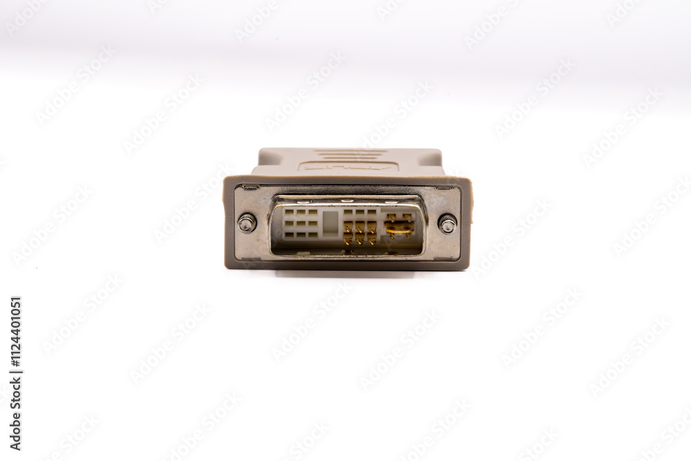 This comprehensive image set showcases a VGA adapter from multiple angles, providing a detailed view of its construction and functionality. This comprehensive image set showcases a VGA adapter from multiple angles, providing a detailed view of its construction and functionality.