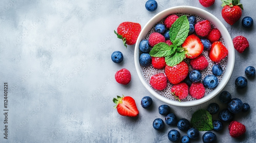 Healthy and Vibrant Fruit Bowl - Refreshing Summer Delight Healthy and Vibrant Fruit Bowl - Refreshing Summer Delight