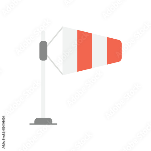 Wind sign vector icon
