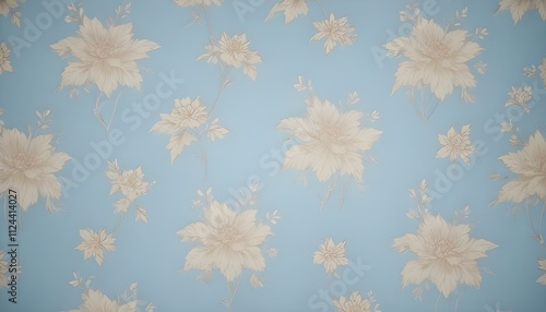 Clear Plain Shiny Warm Soft Vintage Bokeh Cloudy Wave Like Geometric Blue Background or Texture