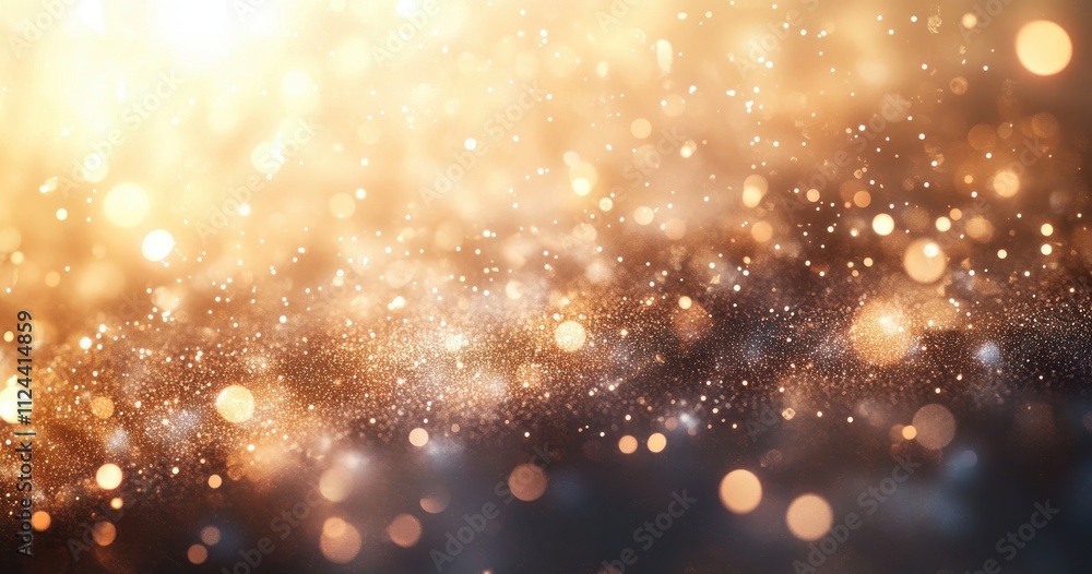Glowing Golden Bokeh Background with Soft Light and Sparkles Creating a Dreamy and Ethereal Atmosphere for Use in Creative and Artistic Projects Glowing Golden Bokeh Background with Soft Light and Sparkles Creating a Dreamy and Ethereal Atmosphere for Use in Creative and Artistic Projects