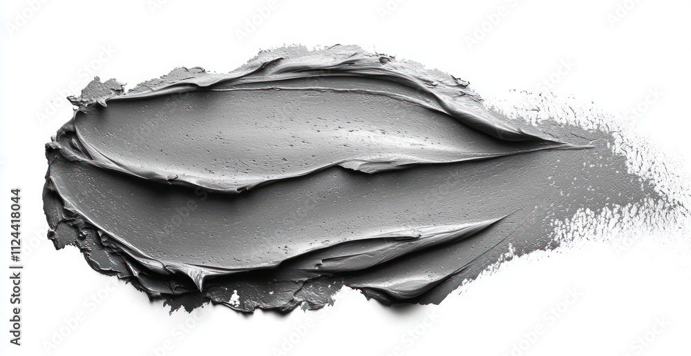 Gray Paint Smear Minimalist High Contrast Texture Abstract Art Gray Paint Smear Minimalist High Contrast Texture Abstract Art