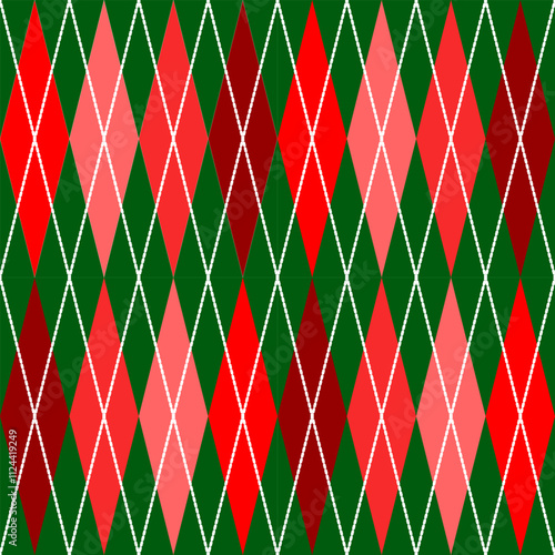 Christmas theme paper pattern for wrapping gifts and pattern for handkerchiefs
