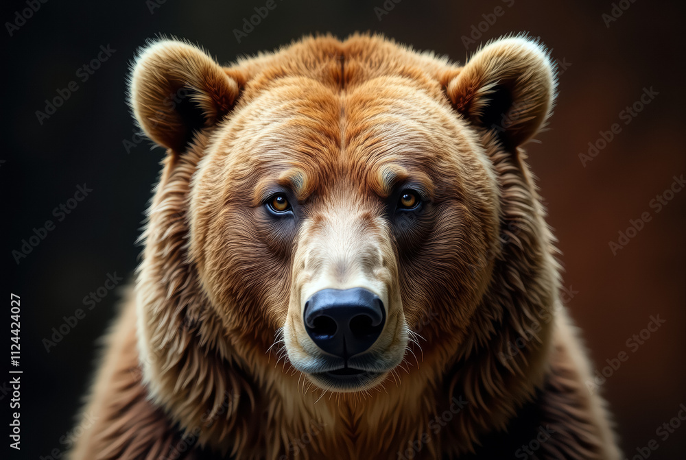 Close-up of a brown bear Close-up of a brown bear