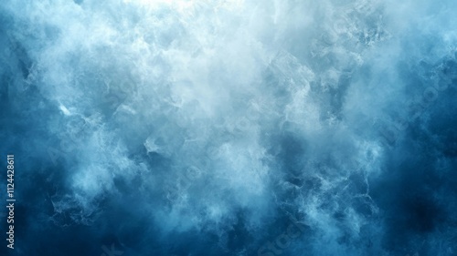 Abstract Blue and White Swirling Texture