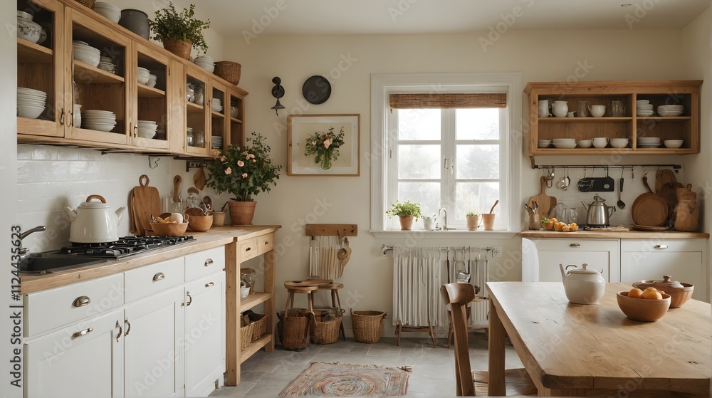 A kitchen with a table and chairs in it. A kitchen with a table and chairs in it.