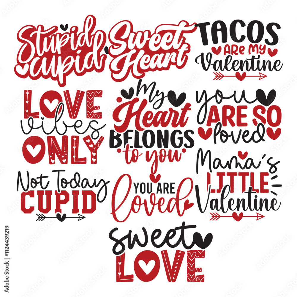 10 Valentine's Day Svg bundle 10 Valentine's Day Svg bundle