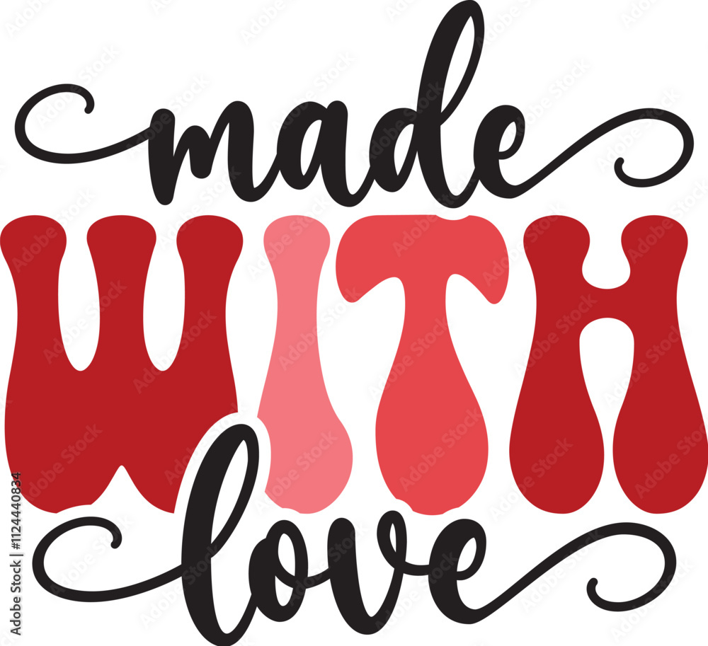 Fototapeta premium Made with Love
