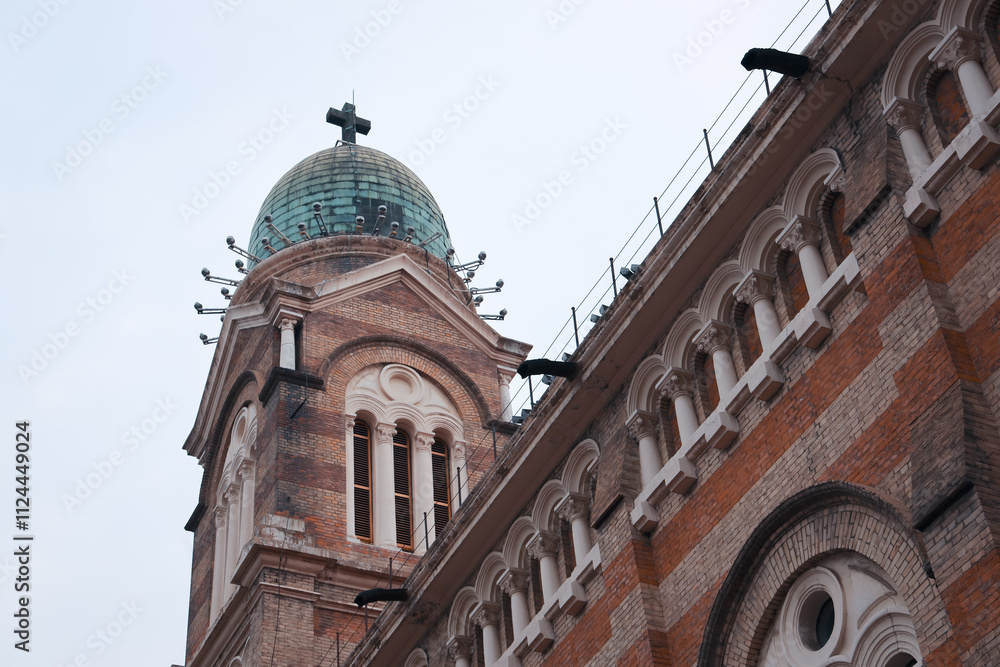Fototapeta premium China's 20th century architectural heritage, Xikai Church, Tianjin, China