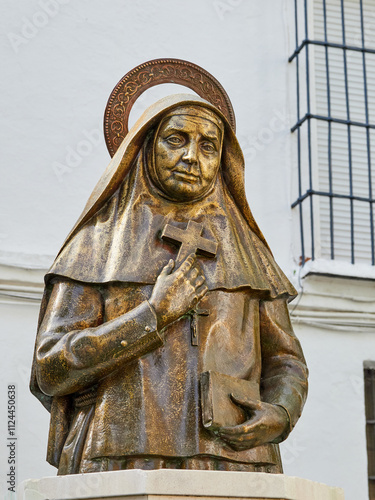 Saint Angela of the Cross. She was a Spanish Catholic nun and founder of the religious congregation called the Company of the Cross, dedicated to helping the poor and the sick.